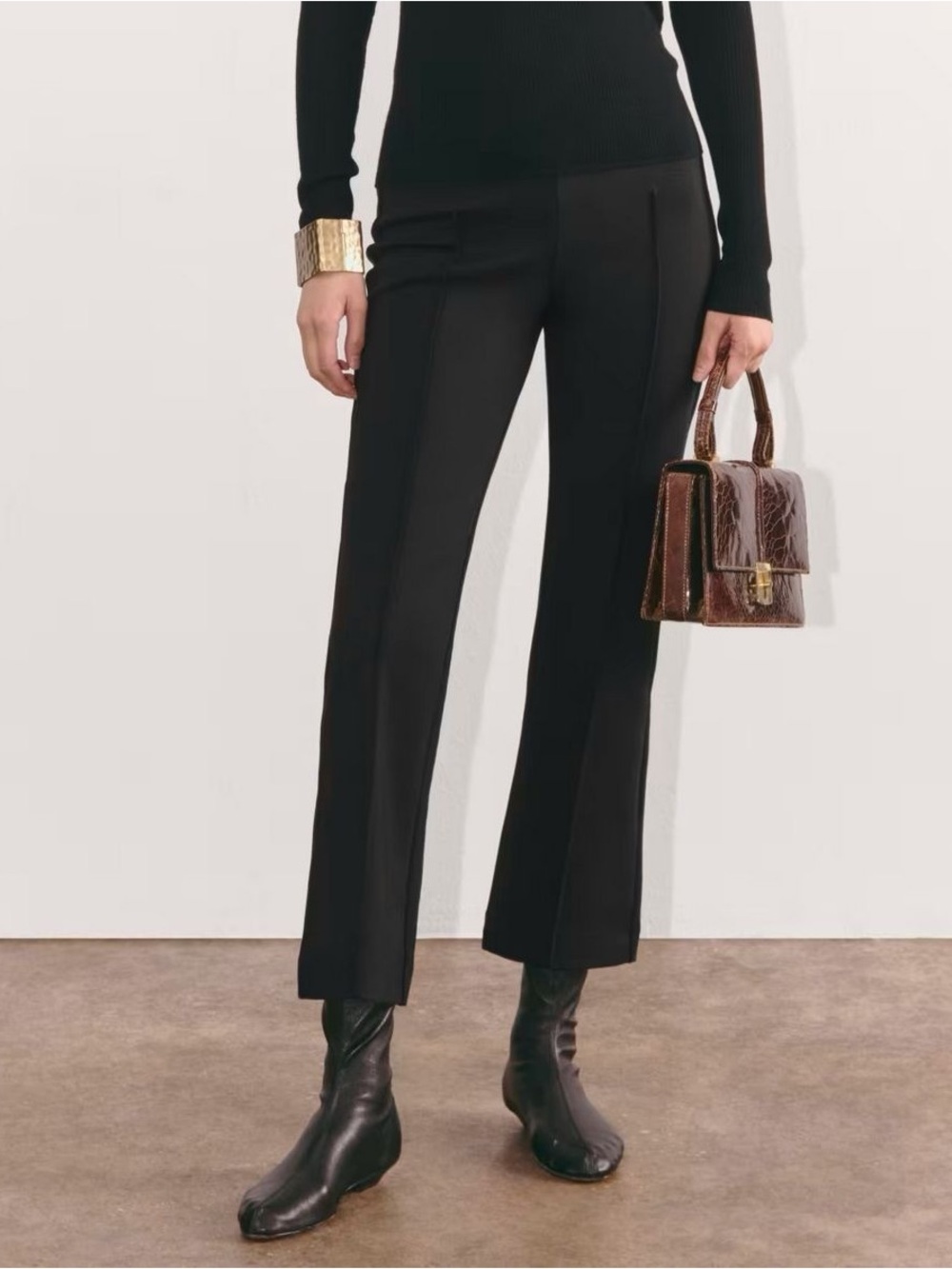 Everlane The Dream Kick Flare Pant Women's Size Medium in Black NWOT
